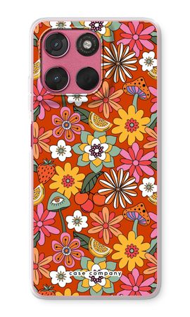 Retro Flowers - Red