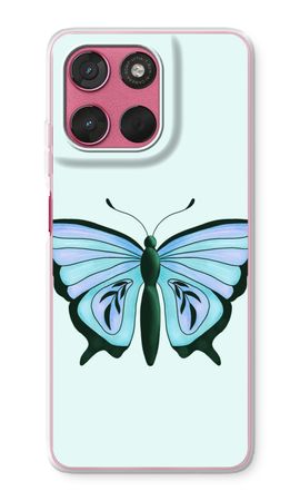 Blauer Schmetterling