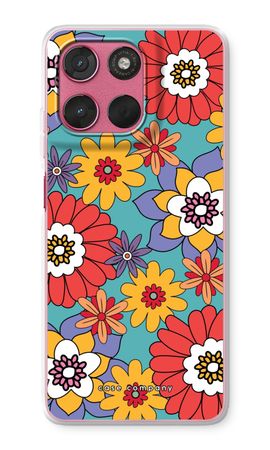 Retro Flowers - Blue