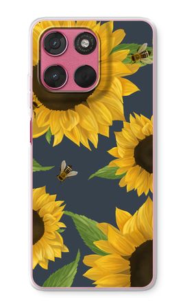 Sunflower and bees