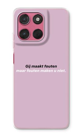 Fouten maken u niet