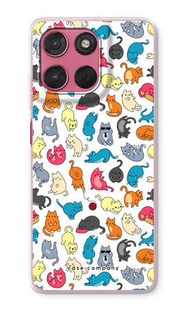 Colourful cats
