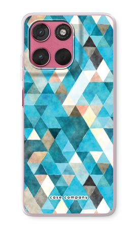 Coloured triangles blue