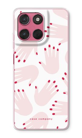 Hands pink
