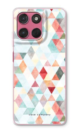 Coloured triangles pastel