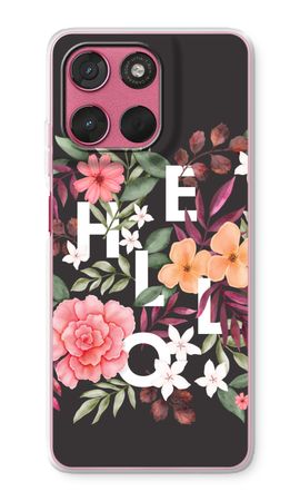 Hello in flowers