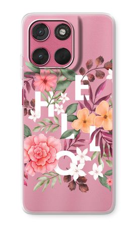 Hello in flowers