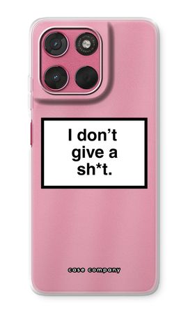 Don't give a shit