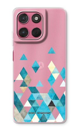 Coloured triangles blue