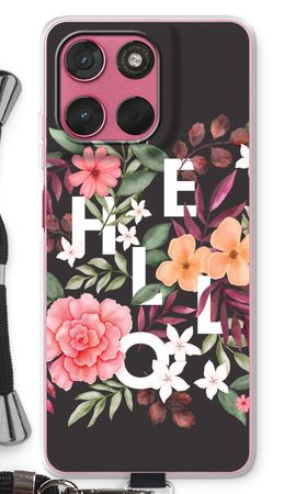 Hello in flowers