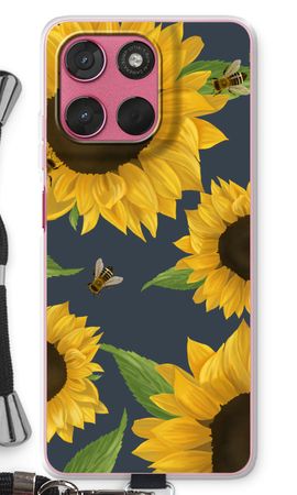 Sunflower and bees