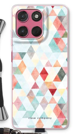 Coloured triangles pastel