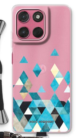 Coloured triangles blue