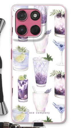Violet cocktails