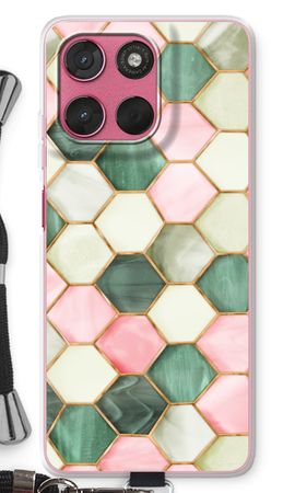 Hexagons in stained glass