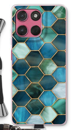 Hexagons in stained glass