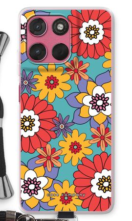 Retro Flowers - Blue