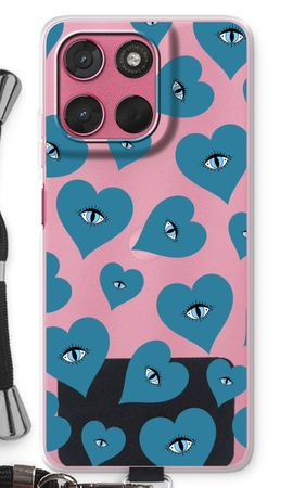 Blue heart eyes