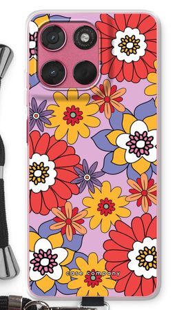 Retro Flowers - Purple