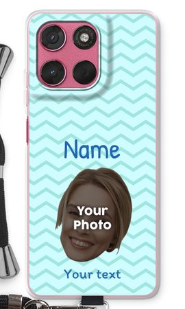 Personalisiertes Gesicht - Streifendesign