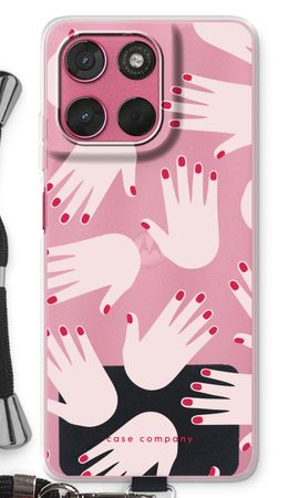 Hands pink