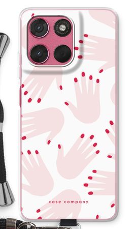 Hands pink