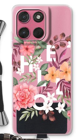 Hello in flowers
