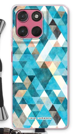 Coloured triangles blue