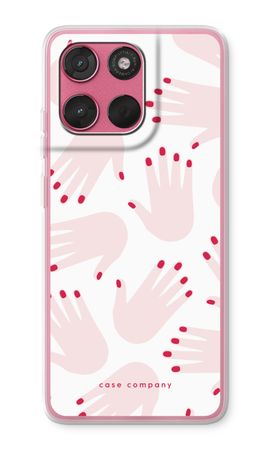 Hands pink