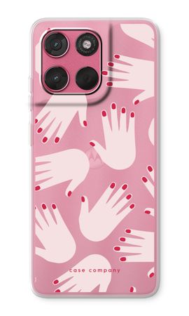 Hands pink