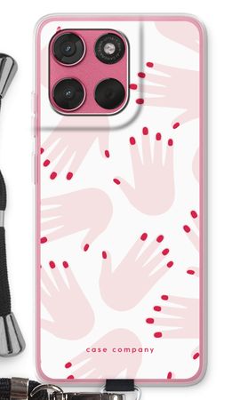 Hands pink