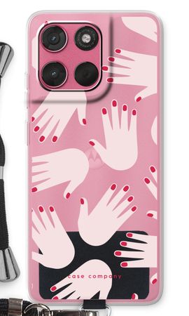 Hands pink
