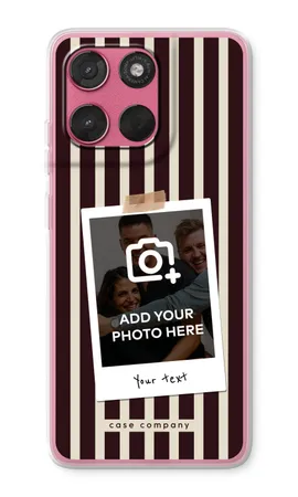 Polaroid - Retro, Motorola Moto G57 Power weiche Hülle