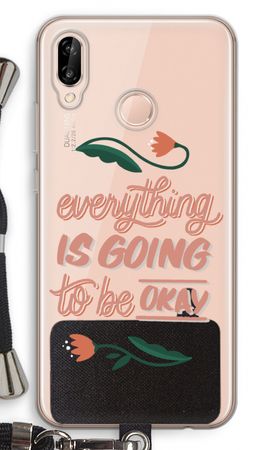 Optimistic flower girl