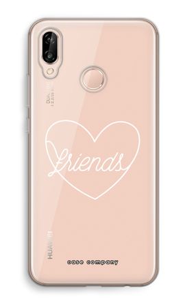 Friends heart pastel