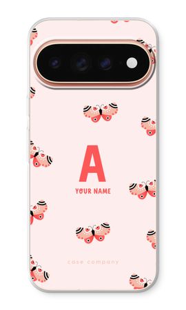 Rosy Butterflies Monogram