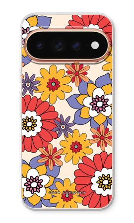 Retro Flowers - Yellow
