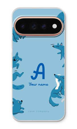 Playful Dogs Monogram