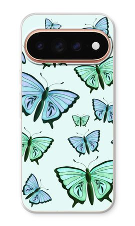 Blue & Green Butterflies