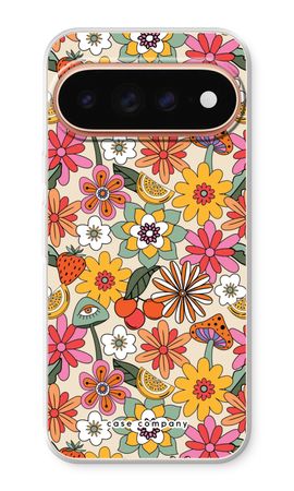 Retro Flowers N°2 - Yellow