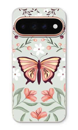 Butterfly in a floral world