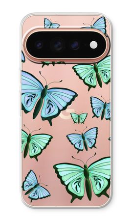 Blue & Green Butterflies