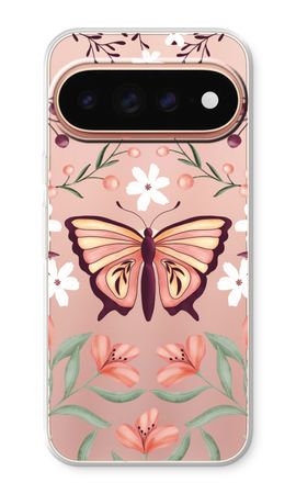 Butterfly in a floral world