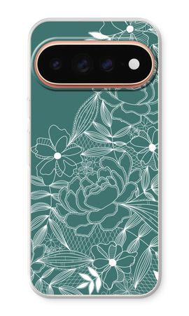 Flowers in lace