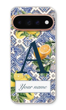 Monogram Blauwe tegels