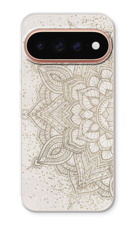 Boho golden mandala