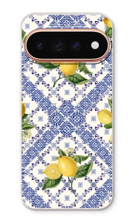 Tejas azules y limones