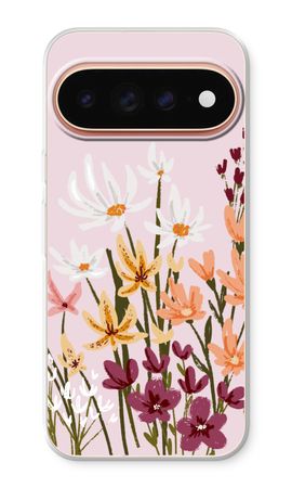 Painted wildflowers