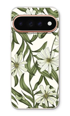 White flower pattern