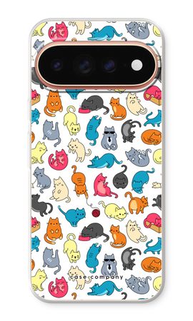 Colourful cats